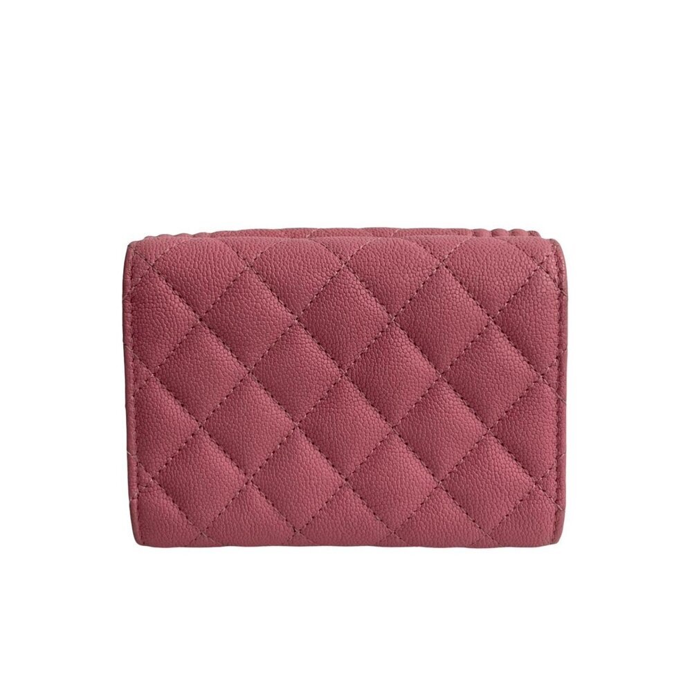 CHANEL Authentic Pink Caviar Leather Wallet - Picture 3 of 9
